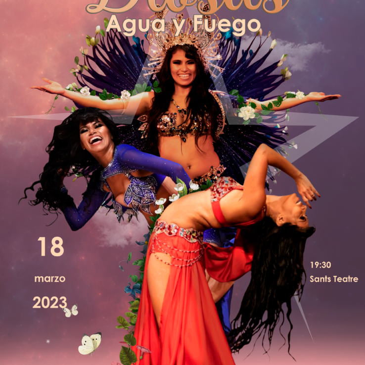 CartelDiosas agua y fuego